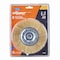 Norton Abrasives Norton Clipper 6 in. Coarse Crimped Wire Wheel Brush Brass 4500 rpm 1 pc 70184609161 - alternate 1